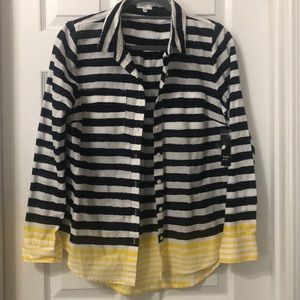 Crown and Ivy striped blouse